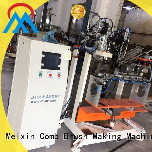 2 Axis Brush Making Machine three colors brush for floor clean Meixin