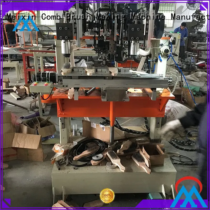 4 Axis CNC High Speed Coil Of Wire Brush 2 Drilling And 1 Tufting Machine MX405