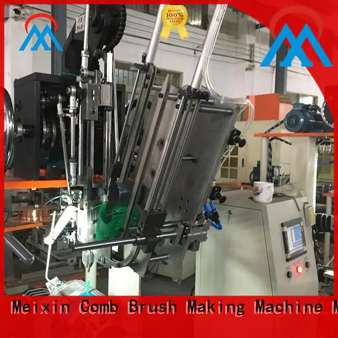 making Custom brush twisted 3 Axis Brush Making Machine Meixin industrial