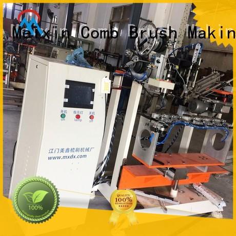 Meixin high volume 2 Axis Brush Making Machine three colors brush for floor clean