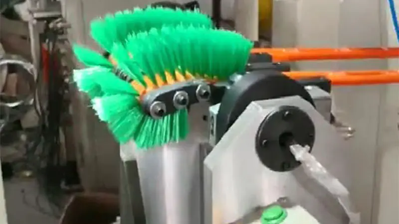 Double hockey toilet brush Machine made by MEIXIN manufacture PZ-12