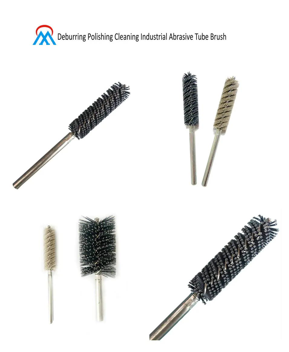 Deburring Polishing Cleaning Industrial Abrasive Tube Brush