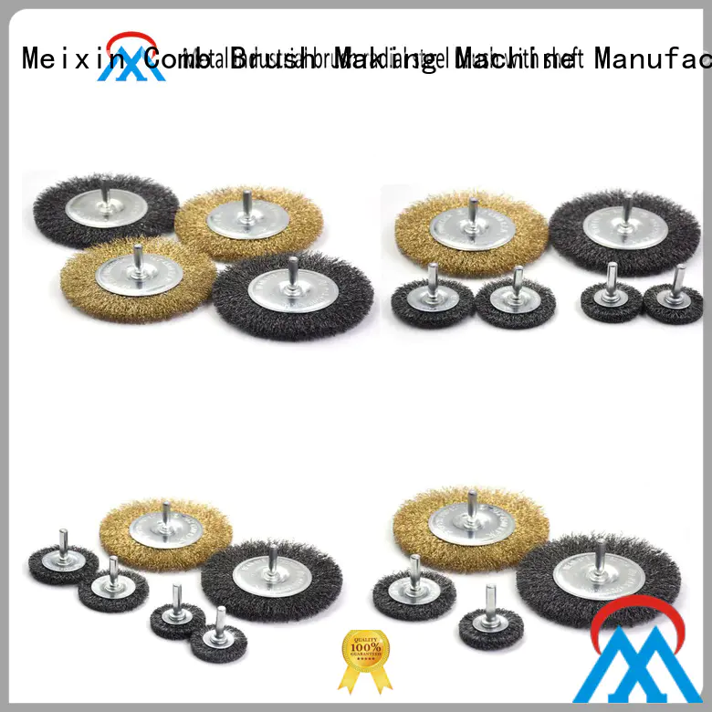 Meixin durable microfiber wheel brush customized for factory