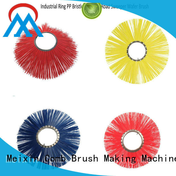 Industrial Ring PP Bristle Scrubber Road Sweeper Wafer Brush