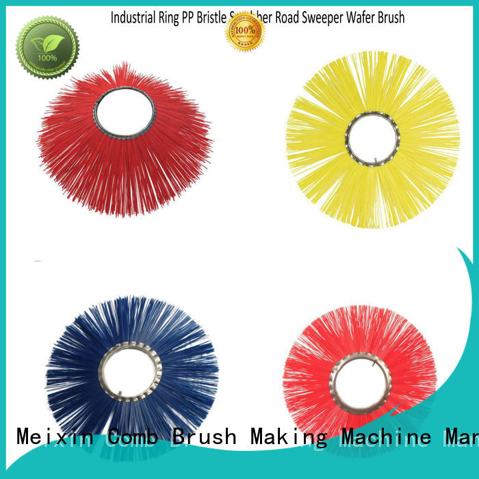 Industrial Ring PP Bristle Scrubber Road Sweeper Wafer Brush